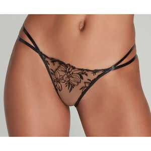 Agent Provocateur Panties Ozella Ouvert Black Size 5 US Size 6 Lingerie Sexy